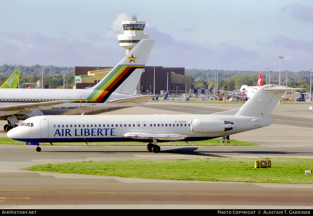 Aircraft Photo of F-GIOK | Fokker 100 (F28-0100) | Air Liberté | AirHistory.net #57788