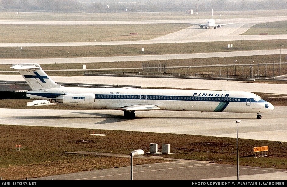 Aircraft Photo of OH-LMZ | McDonnell Douglas MD-82 (DC-9-82) | Finnair | AirHistory.net #57798