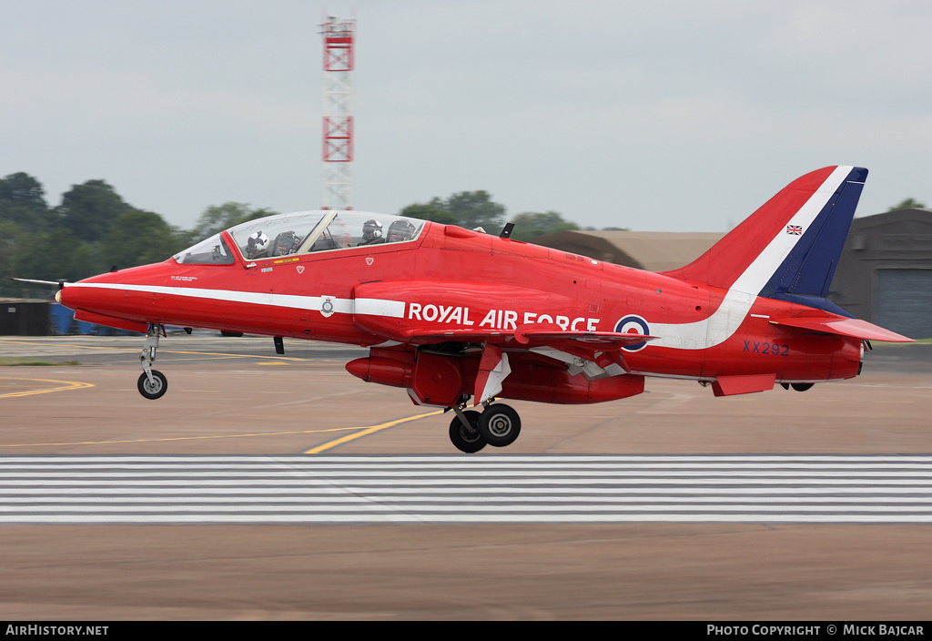 Aircraft Photo of XX292 | British Aerospace Hawk T1 | UK - Air Force | AirHistory.net #57813
