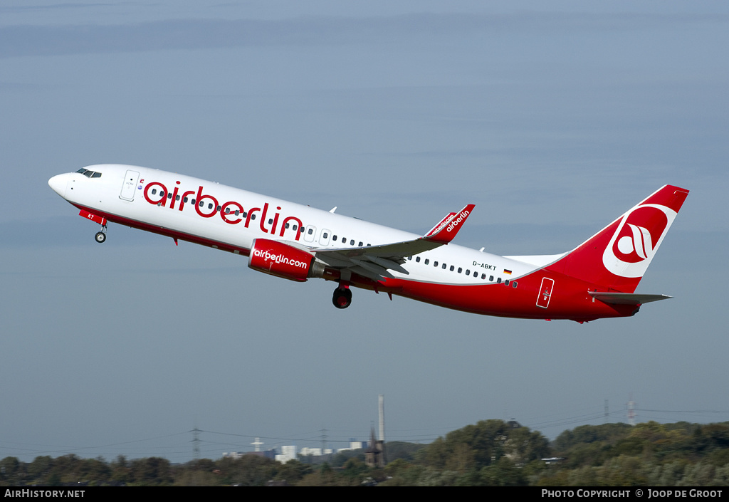 Aircraft Photo of D-ABKT | Boeing 737-86J | Air Berlin | AirHistory.net #57814