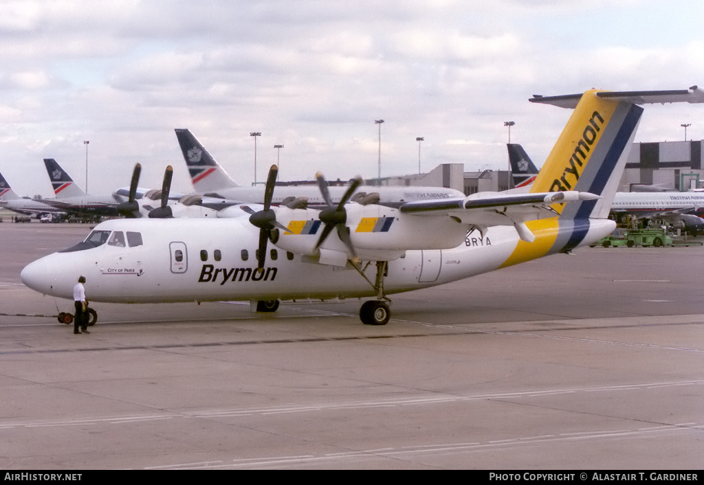 Aircraft Photo of G-BRYA | De Havilland Canada DHC-7-110 Dash 7 | Brymon Airways | AirHistory.net #57821