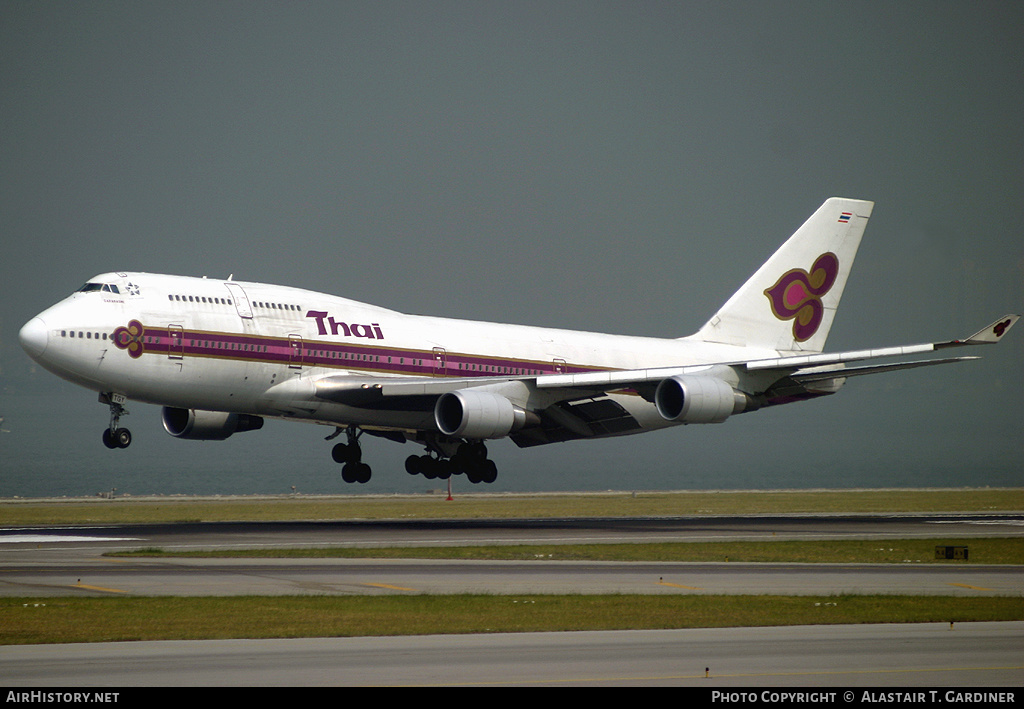 Aircraft Photo of HS-TGY | Boeing 747-4D7 | Thai Airways International | AirHistory.net #57822