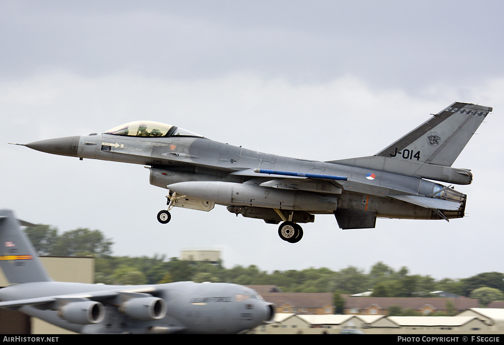 Aircraft Photo of J-014 | General Dynamics F-16AM Fighting Falcon | Netherlands - Air Force | AirHistory.net #57828