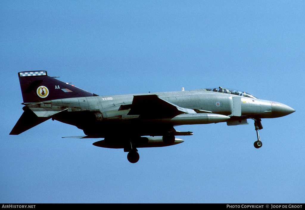 Aircraft Photo of XV419 | McDonnell Douglas F-4M Phantom FGR2 | UK - Air Force | AirHistory.net #57829