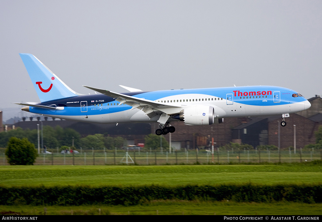Aircraft Photo of G-TUIB | Boeing 787-8 Dreamliner | Thomson Airways | AirHistory.net #57830