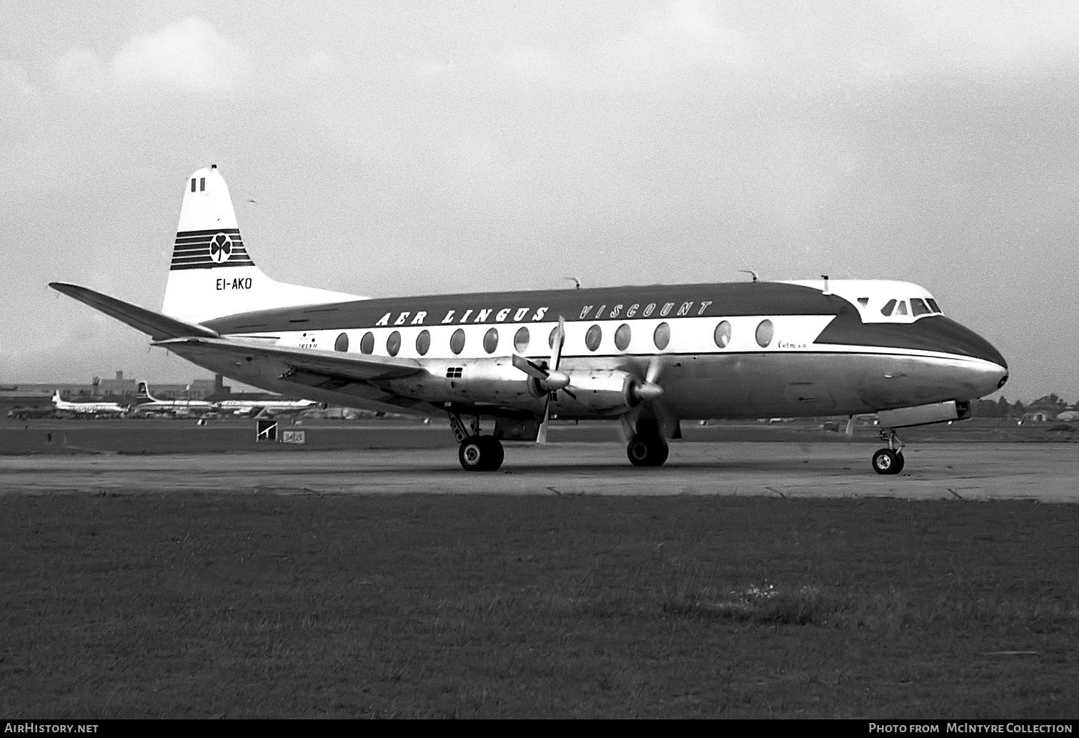 Aircraft Photo of EI-AKO | Vickers 808 Viscount | Aer Lingus - Irish Air Lines | AirHistory.net #57912