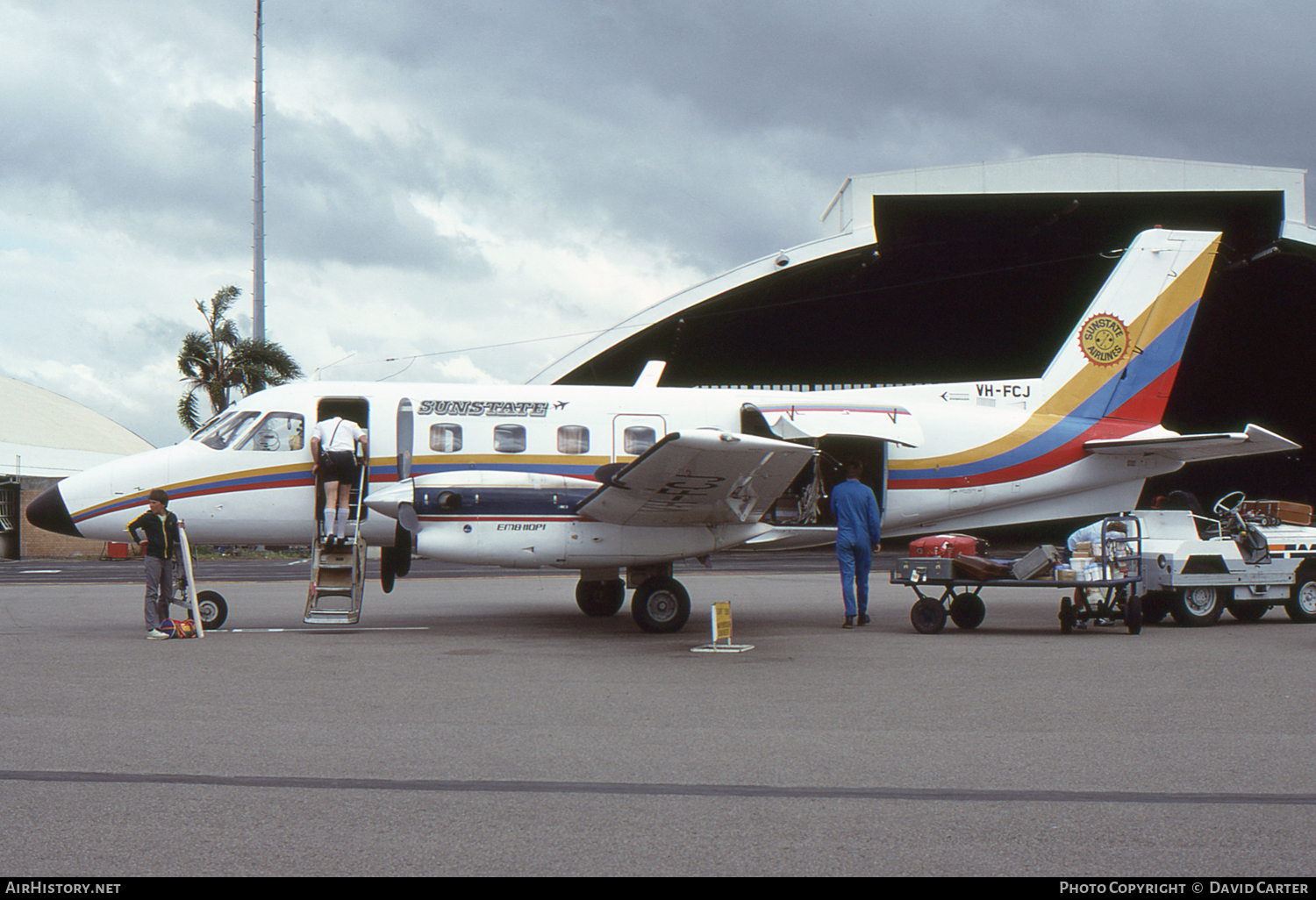 Aircraft Photo of VH-FCJ | Embraer EMB-110P1 Bandeirante | Sunstate Airlines | AirHistory.net #57918