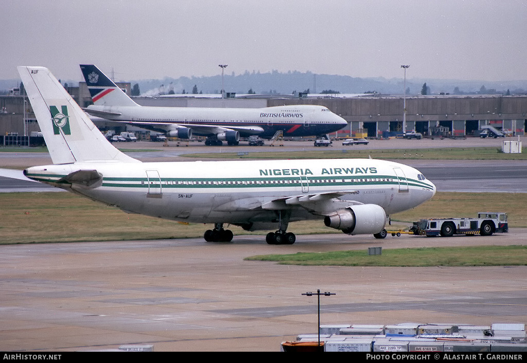Aircraft Photo of 5N-AUF | Airbus A310-222 | Nigeria Airways | AirHistory.net #57923