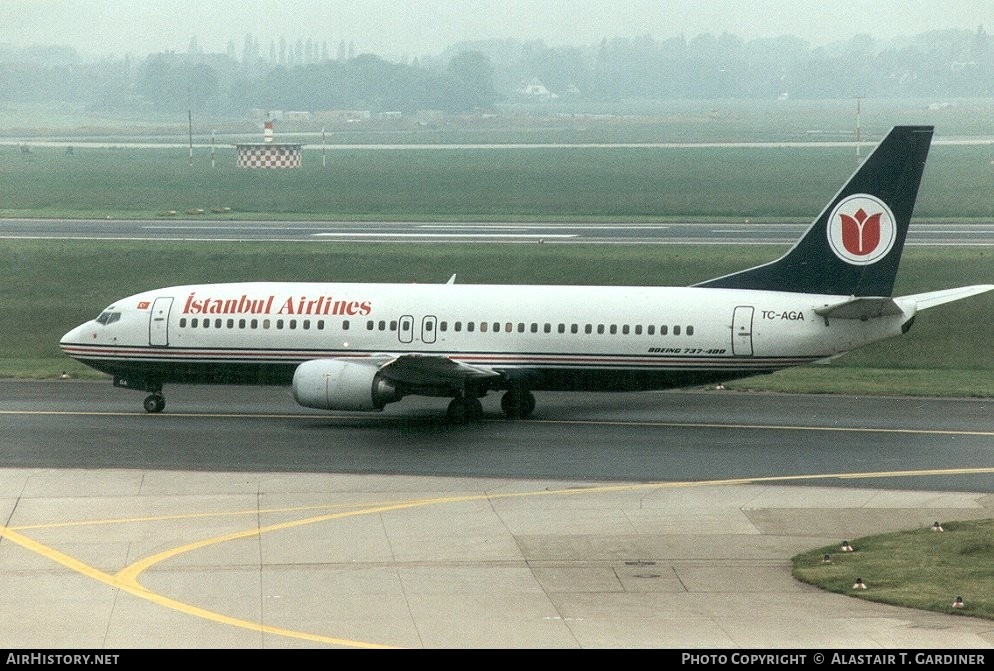 Aircraft Photo of TC-AGA | Boeing 737-4Y0 | Istanbul Airlines | AirHistory.net #57926