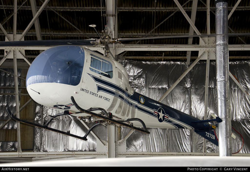 Aircraft Photo of 57-2728 / 72728 | Bell H-13J | USA - Air Force | AirHistory.net #57933
