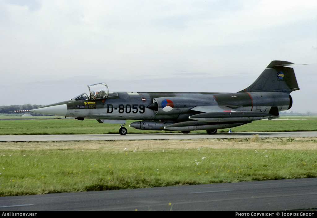 Aircraft Photo of D-8059 | Lockheed RF-104G Starfighter | Netherlands - Air Force | AirHistory.net #57949
