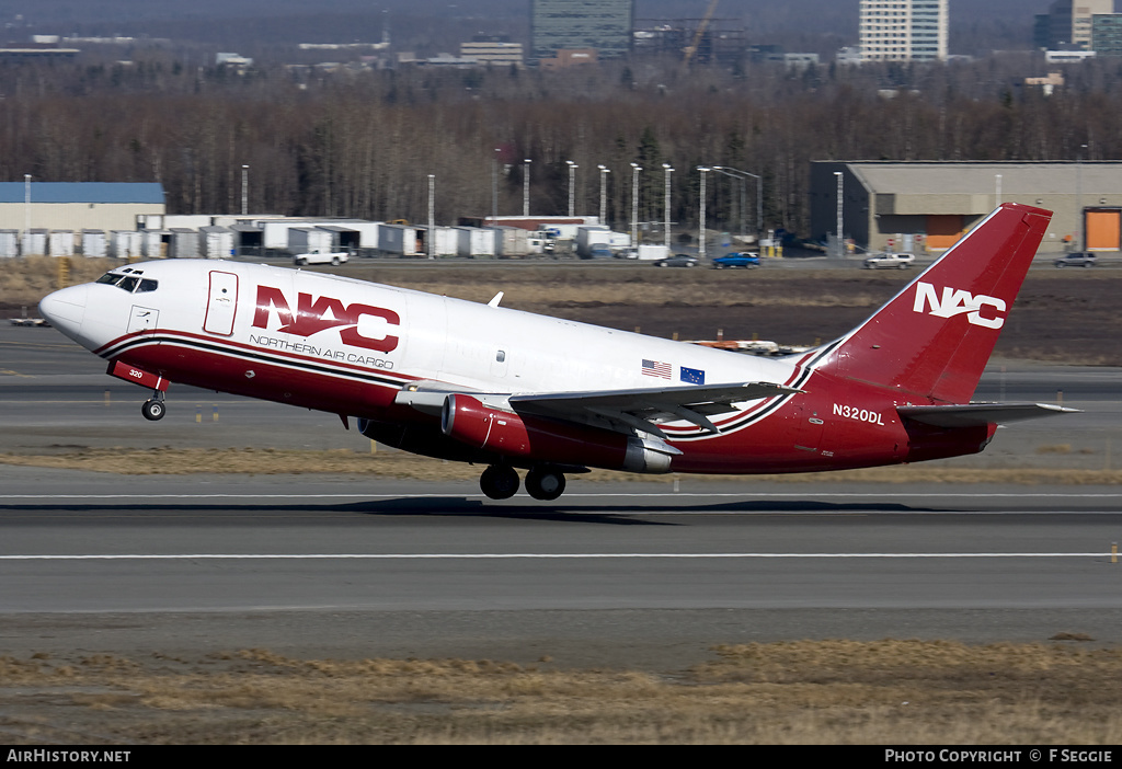 Aircraft Photo of N320DL | Boeing 737-232/Adv(F) | Northern Air Cargo - NAC | AirHistory.net #57950