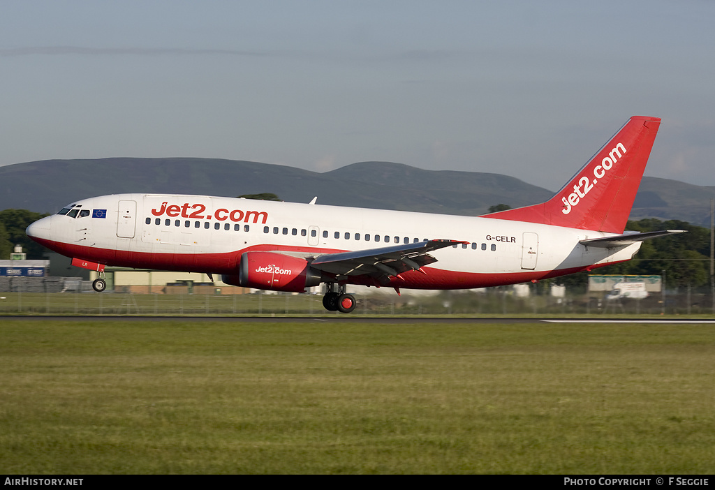 Aircraft Photo of G-CELR | Boeing 737-330(QC) | Jet2 | AirHistory.net #57951