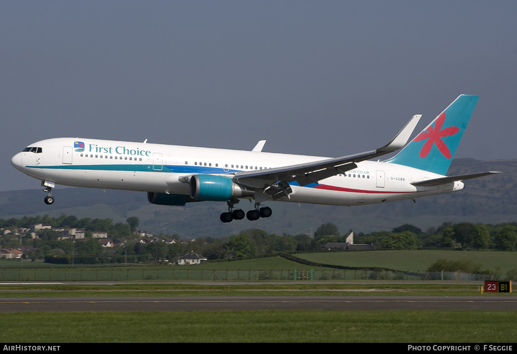 Aircraft Photo of G-OOBM | Boeing 767-324/ER | First Choice Airways | AirHistory.net #57959