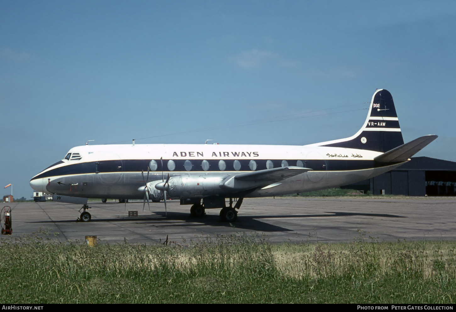 Aircraft Photo of VR-AAW | Vickers 760D Viscount | Aden Airways | AirHistory.net #57962