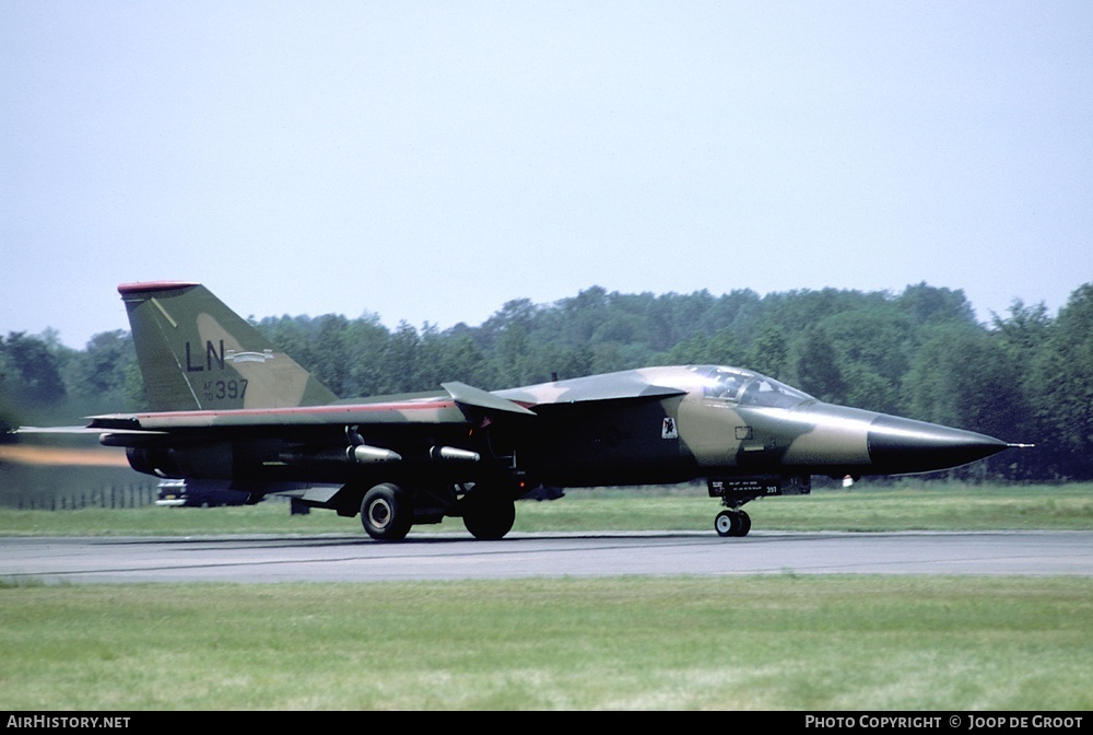 Aircraft Photo of 70-2397 / AF70-397 | General Dynamics F-111F Aardvark | USA - Air Force | AirHistory.net #57967