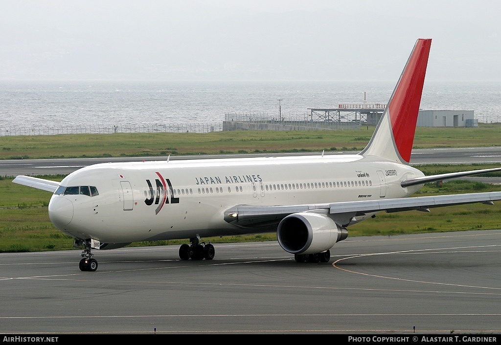 Aircraft Photo of JA8980 | Boeing 767-346 | Japan Airlines - JAL | AirHistory.net #57971