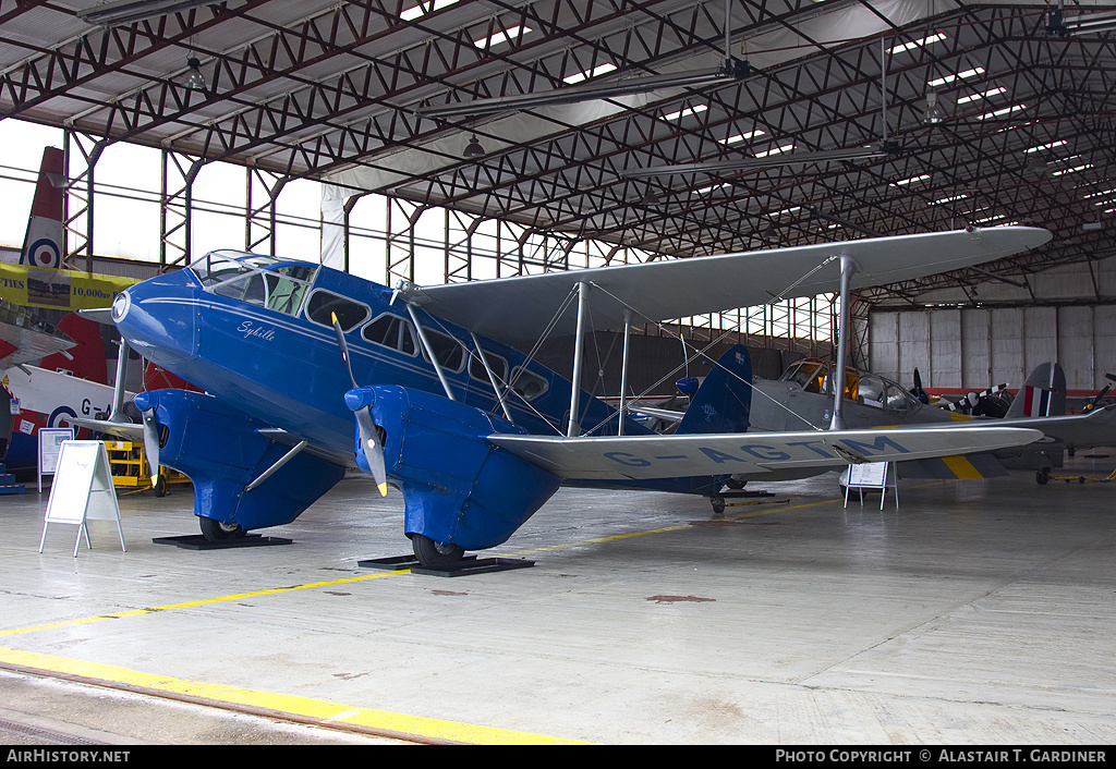 Aircraft Photo of G-AGTM | De Havilland D.H. 89A Dragon Rapide | AirHistory.net #57973