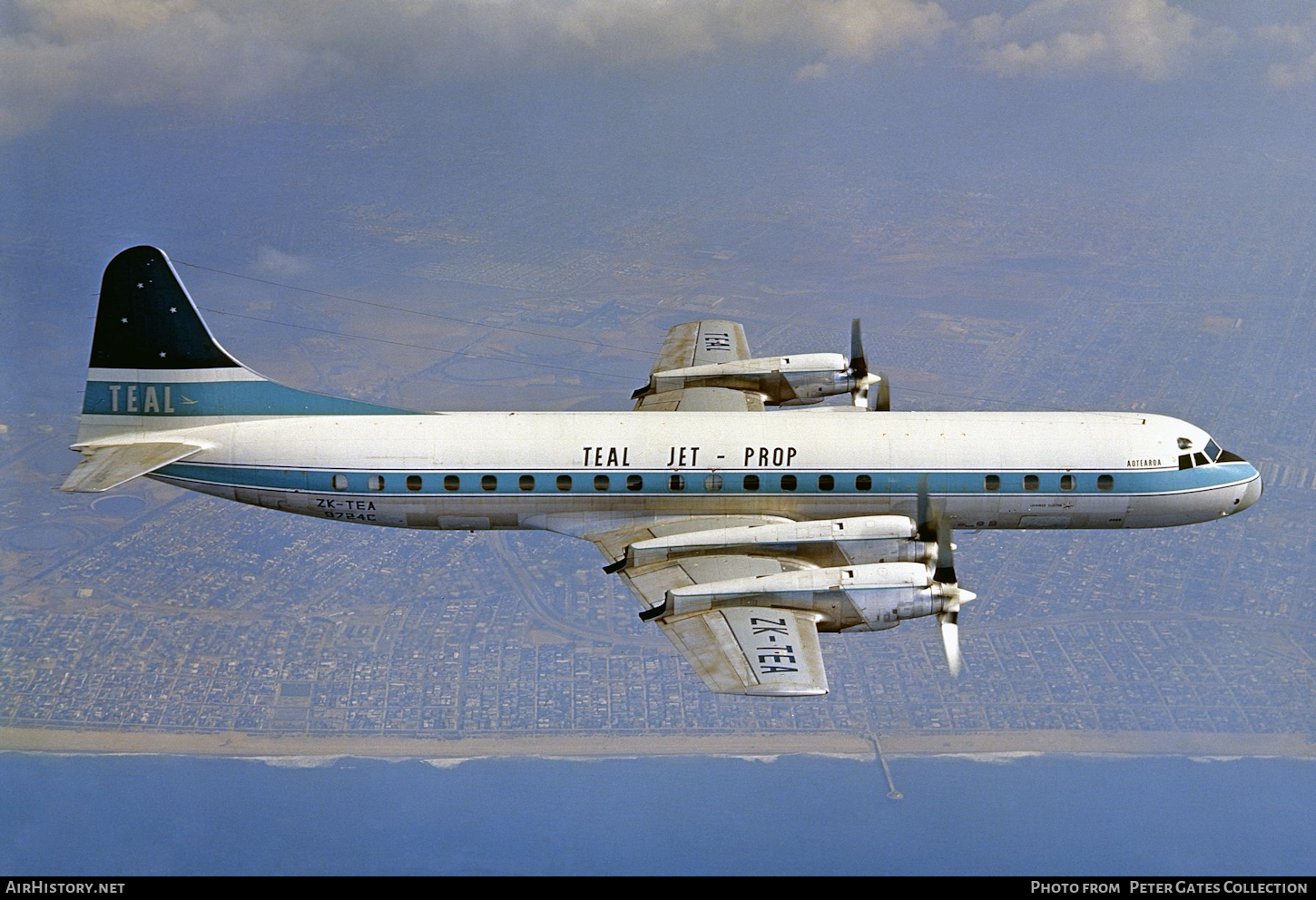 Aircraft Photo of N9724C / ZK-TEA | Lockheed L-188C Electra | TEAL - Tasman Empire Airways | AirHistory.net #57977