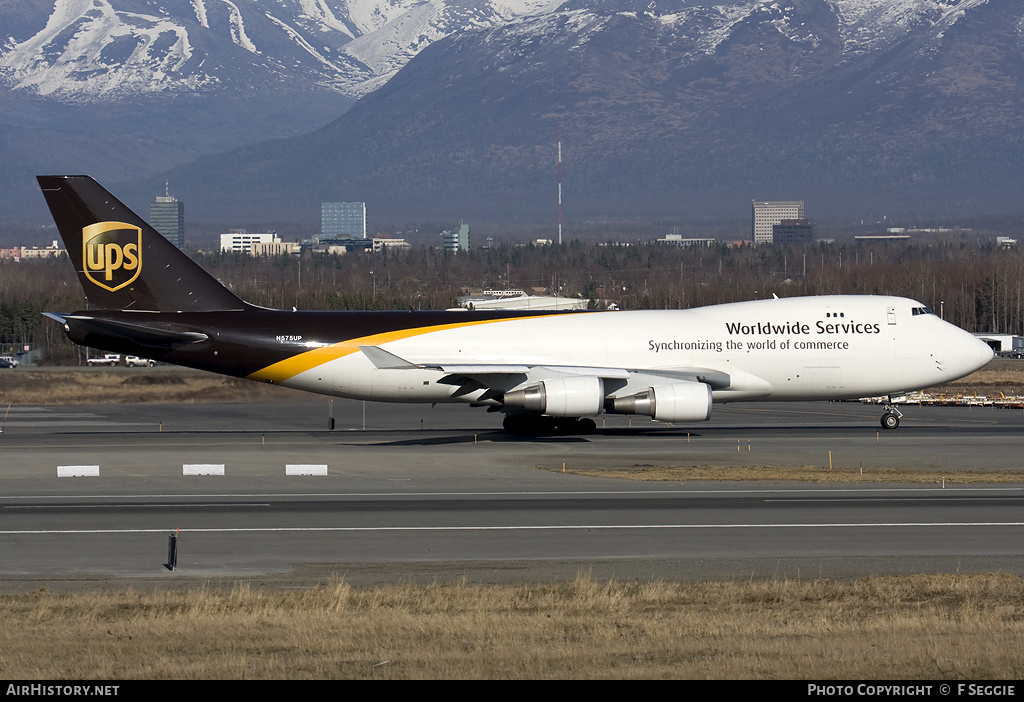 Aircraft Photo of N575UP | Boeing 747-44AF/SCD | United Parcel Service - UPS | AirHistory.net #57989