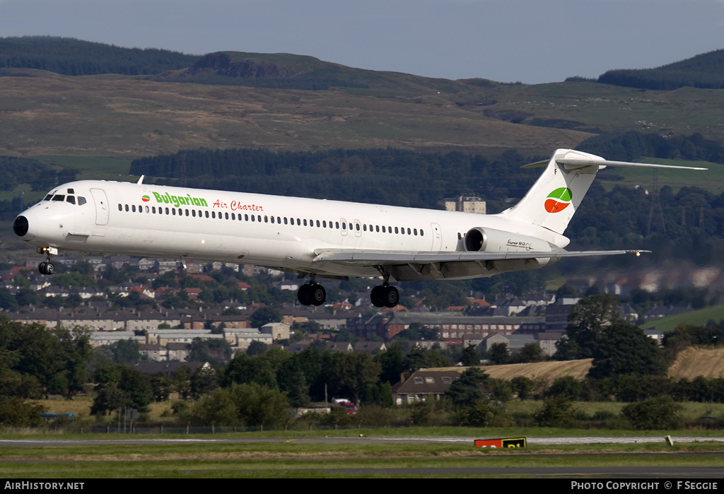 Aircraft Photo of LZ-LDF | McDonnell Douglas MD-82 (DC-9-82) | Bulgarian Air Charter | AirHistory.net #57998