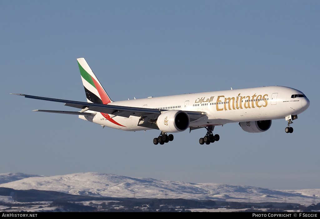 Aircraft Photo of A6-EBP | Boeing 777-31H/ER | Emirates | AirHistory.net #57999