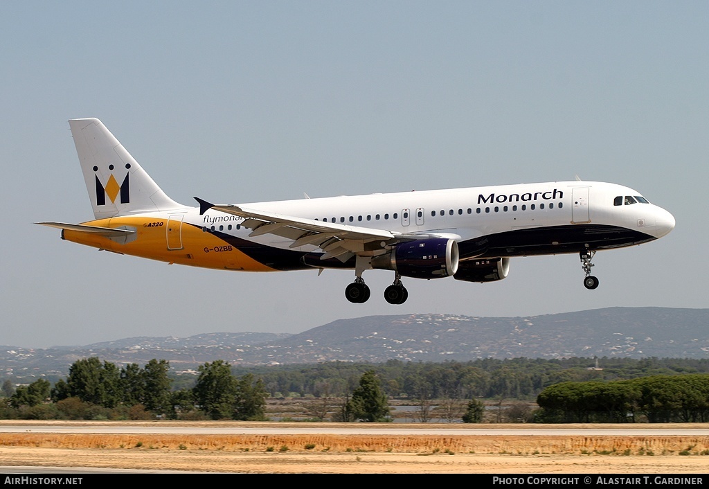 Aircraft Photo of G-OZBB | Airbus A320-211 | Monarch Airlines | AirHistory.net #58007