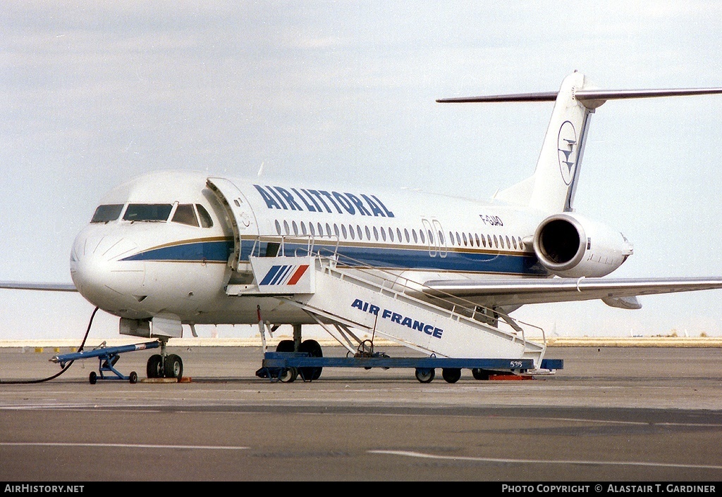 Aircraft Photo of F-GJAO | Fokker 100 (F28-0100) | Air Littoral | AirHistory.net #58018