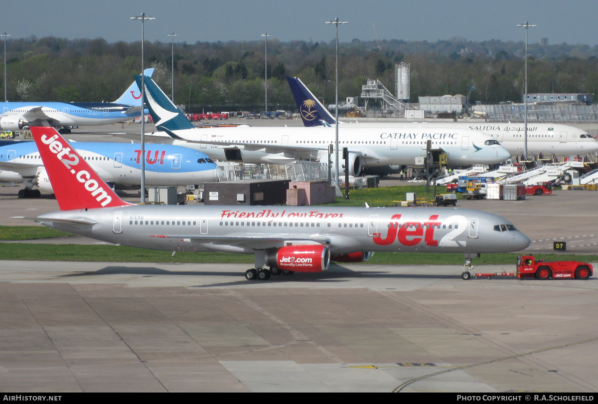 Aircraft Photo of G-LSAI | Boeing 757-21B | Jet2 | AirHistory.net #58026