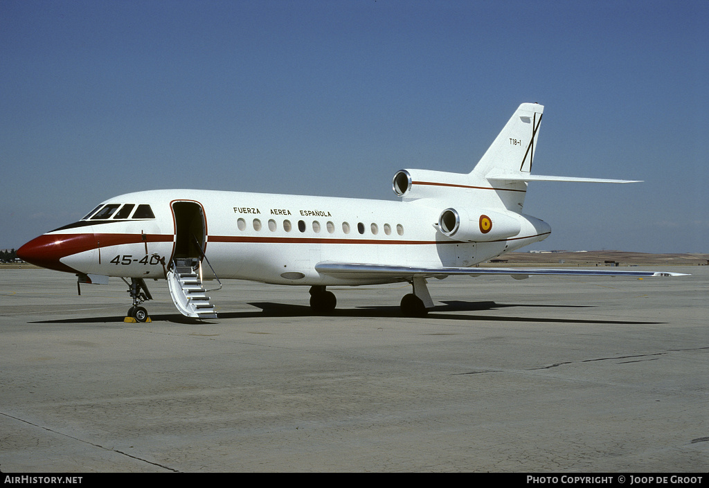 Aircraft Photo of T18-1 | Dassault Falcon 900 | Spain - Air Force | AirHistory.net #58050