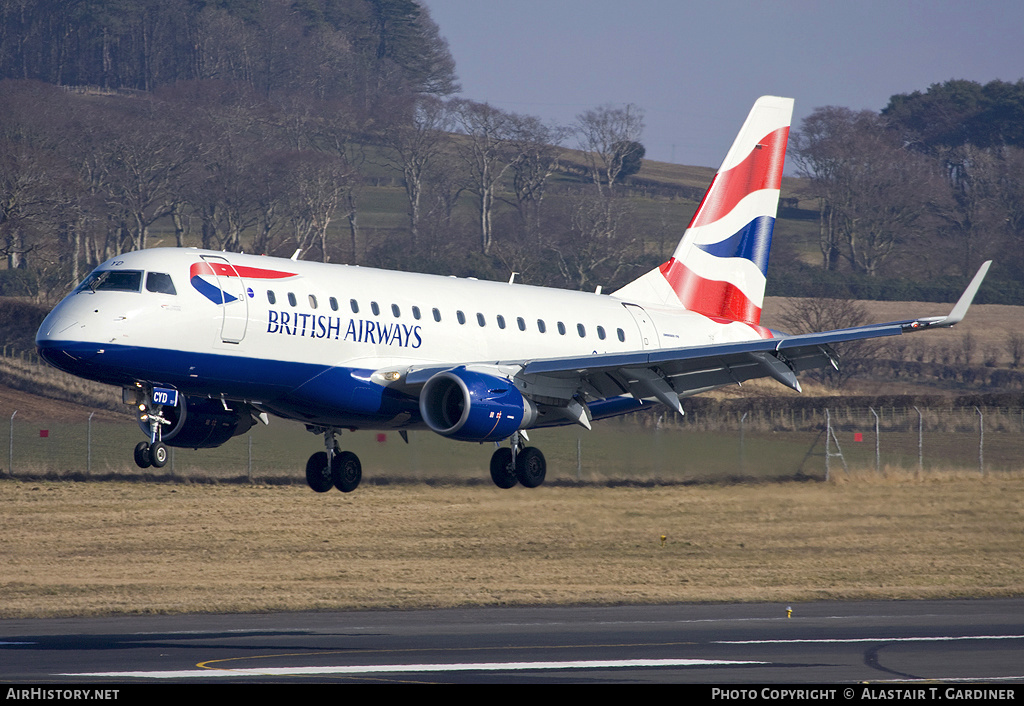 Aircraft Photo of G-LCYD | Embraer 170STD (ERJ-170-100STD) | British Airways | AirHistory.net #58053