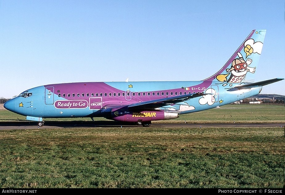Aircraft Photo of EI-CJD | Boeing 737-204/Adv | Ryanair | AirHistory.net #58057