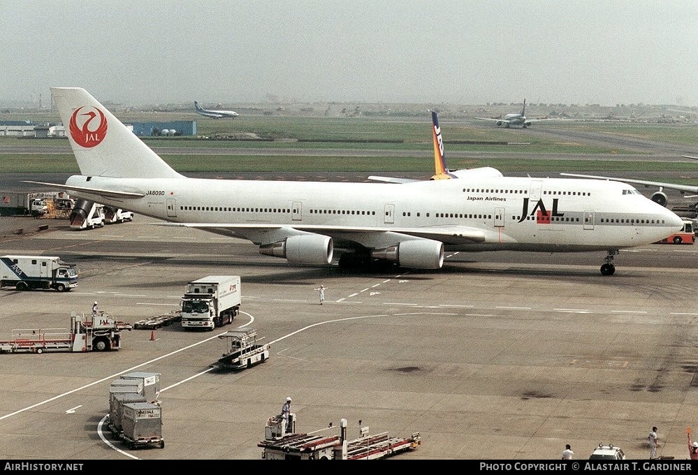 Aircraft Photo of JA8090 | Boeing 747-446D | Japan Airlines - JAL | AirHistory.net #58074