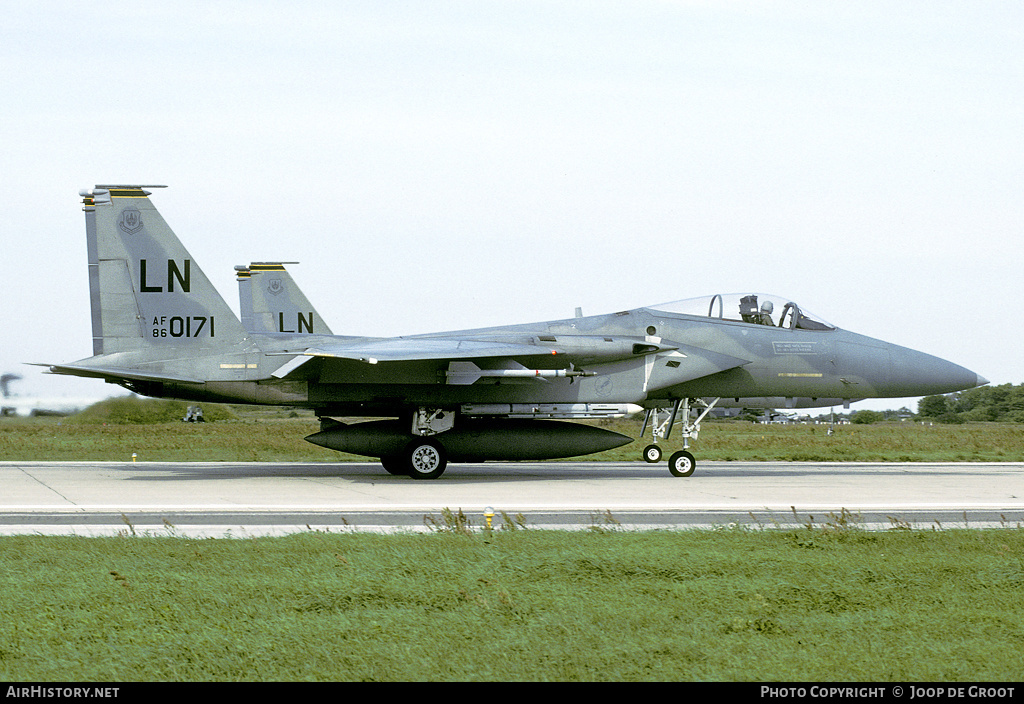 Aircraft Photo of 86-0171 / AF86-0171 | McDonnell Douglas F-15C Eagle | USA - Air Force | AirHistory.net #58088