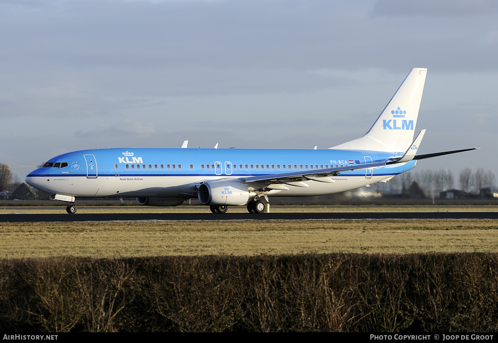 Aircraft Photo of PH-BCA | Boeing 737-8K2 | KLM - Royal Dutch Airlines | AirHistory.net #58089