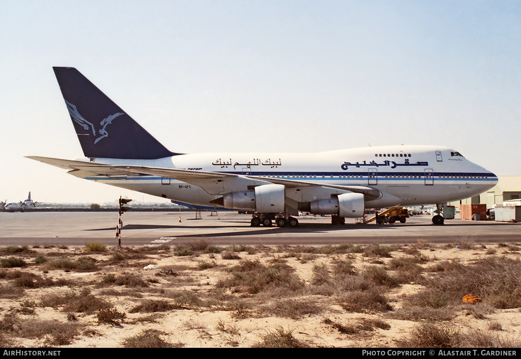 Aircraft Photo of 5Y-GFC | Boeing 747SP-09 | Air Gulf Falcon | AirHistory.net #58100
