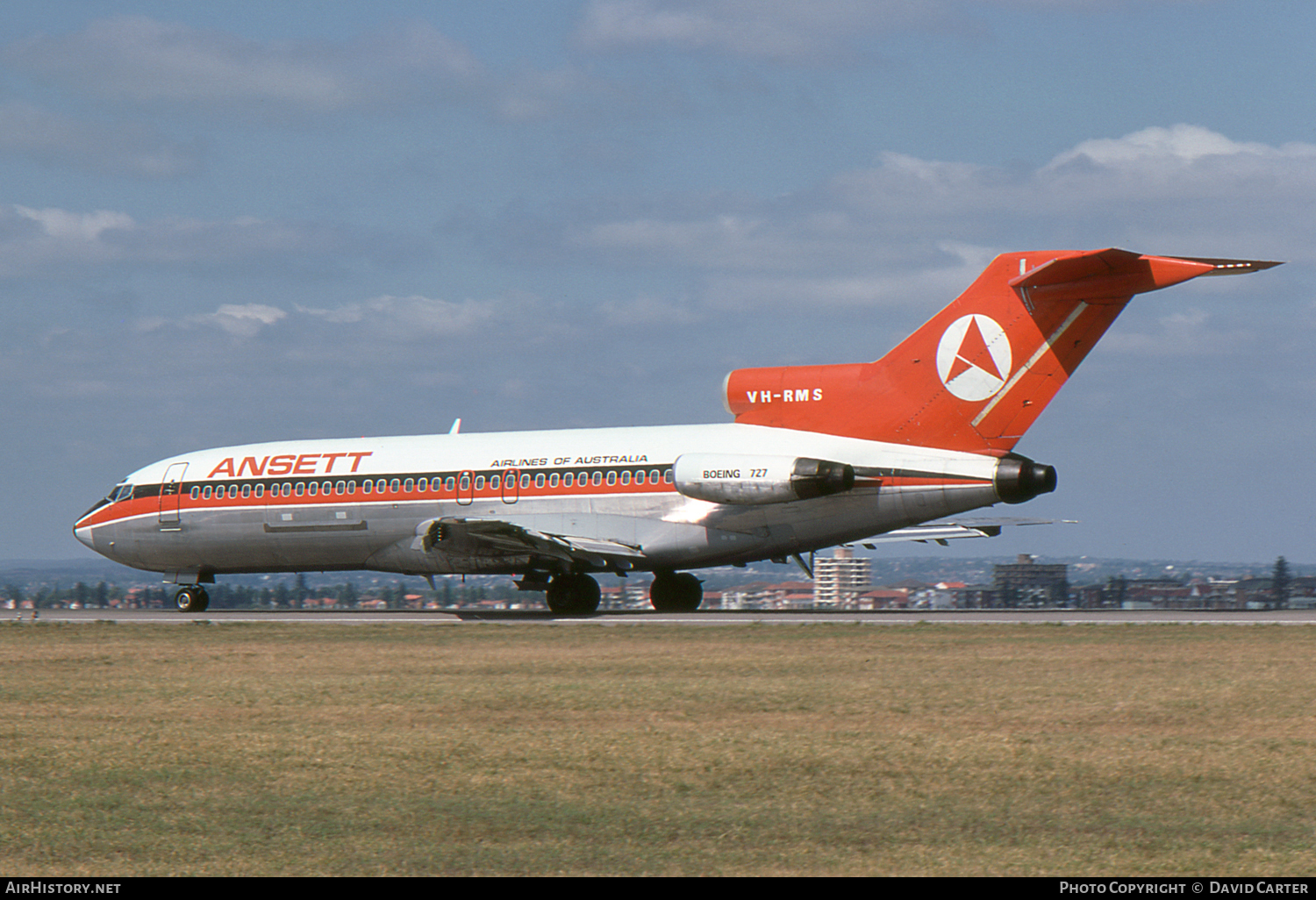 Aircraft Photo of VH-RMS | Boeing 727-77C | Ansett Airlines of Australia | AirHistory.net #58109