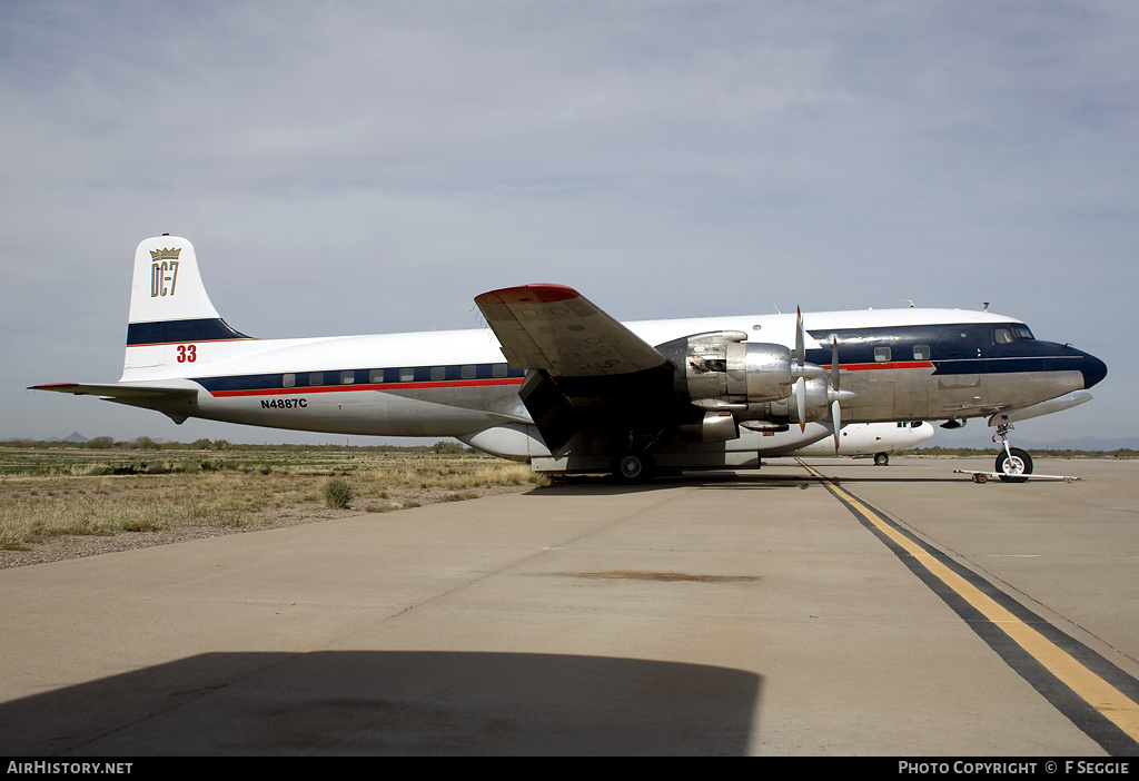 Aircraft Photo of N4887C | Douglas DC-7B/AT | International Air Response | AirHistory.net #58171