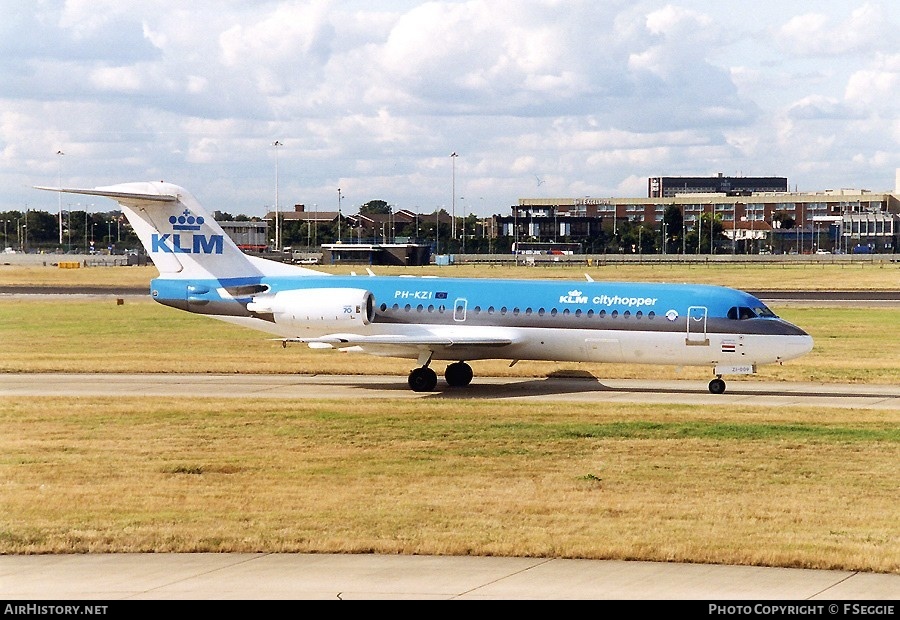 Aircraft Photo of PH-KZI | Fokker 70 (F28-0070) | KLM Cityhopper | AirHistory.net #58172