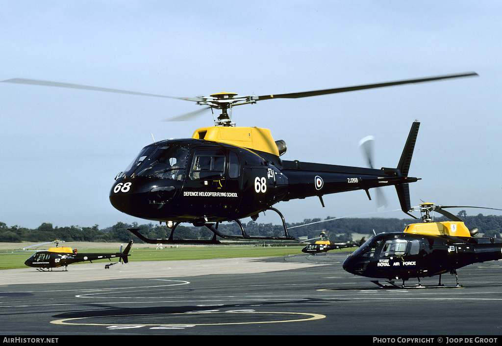 Aircraft Photo of ZJ268 | Eurocopter AS-350BB Squirrel HT1 | UK - Air Force | AirHistory.net #58184