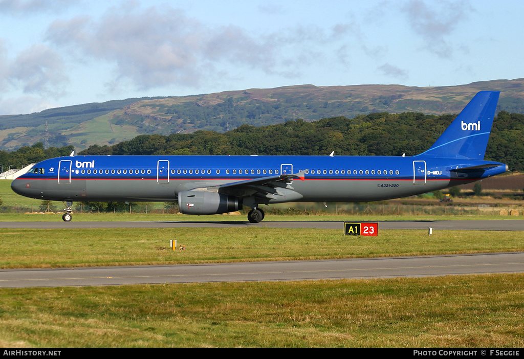 Aircraft Photo of G-MIDJ | Airbus A321-231 | BMI - British Midland International | AirHistory.net #58194