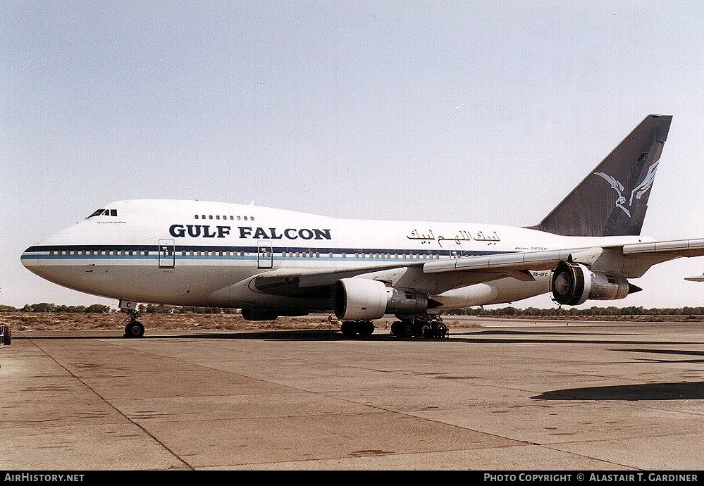 Aircraft Photo of 5Y-GFC | Boeing 747SP-09 | Air Gulf Falcon | AirHistory.net #58206