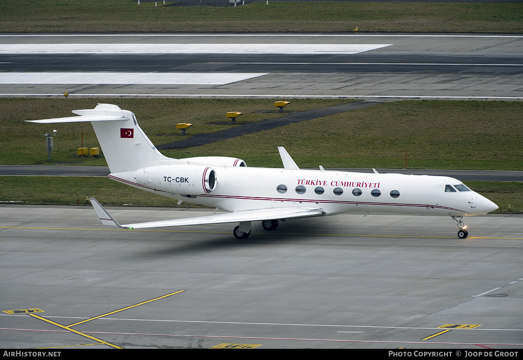 Aircraft Photo of TC-CBK | Gulfstream Aerospace G-V-SP Gulfstream G550 | Turkey Government | AirHistory.net #58228