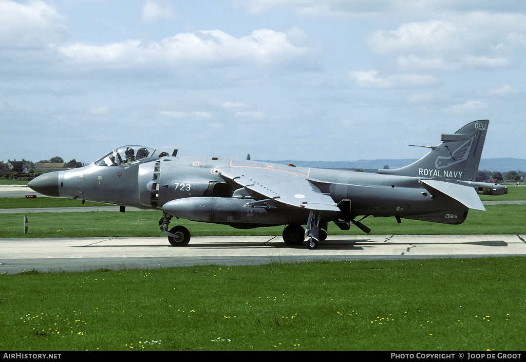 Aircraft Photo of ZD615 | British Aerospace Sea Harrier FA2 | UK - Navy | AirHistory.net #58236
