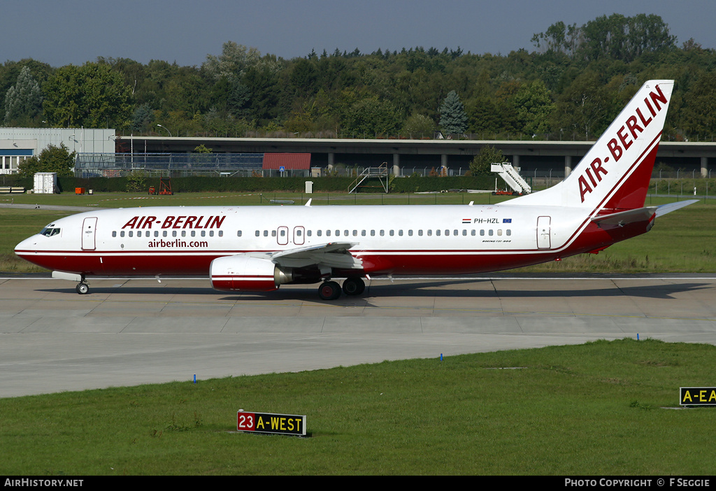 Aircraft Photo of PH-HZL | Boeing 737-8K2 | Air Berlin | AirHistory.net #58258