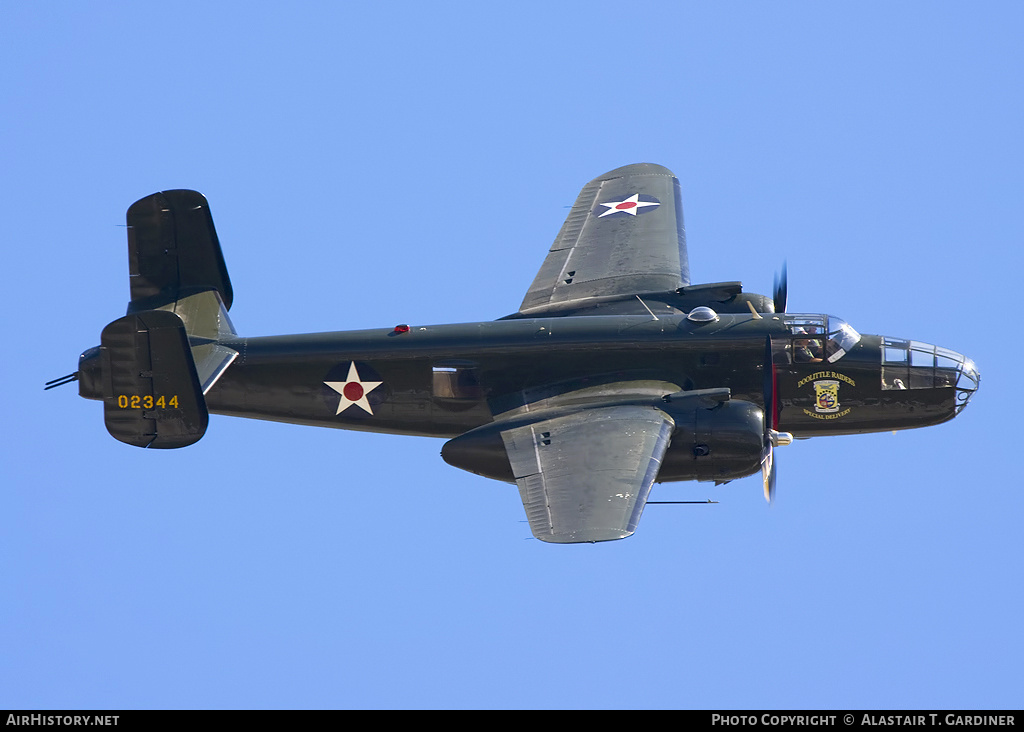 Aircraft Photo of N333RW / 02344 | North American B-25J Mitchell | USA - Air Force | AirHistory.net #58264