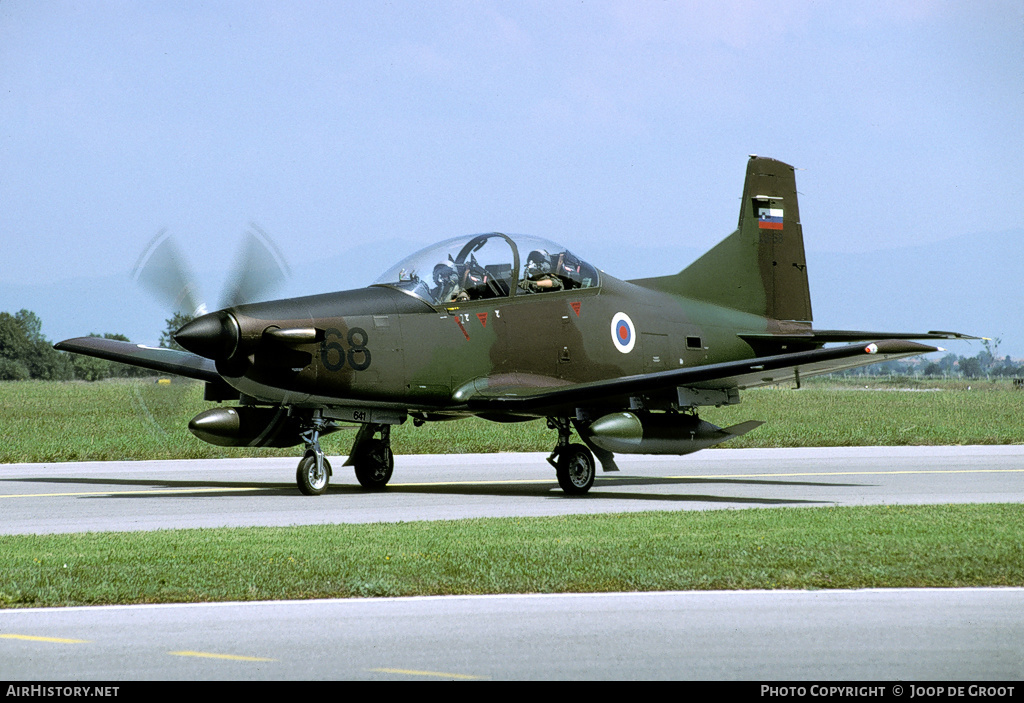 Aircraft Photo of L9-68 | Pilatus PC-9M Hudournik | Slovenia - Air Force | AirHistory.net #58286