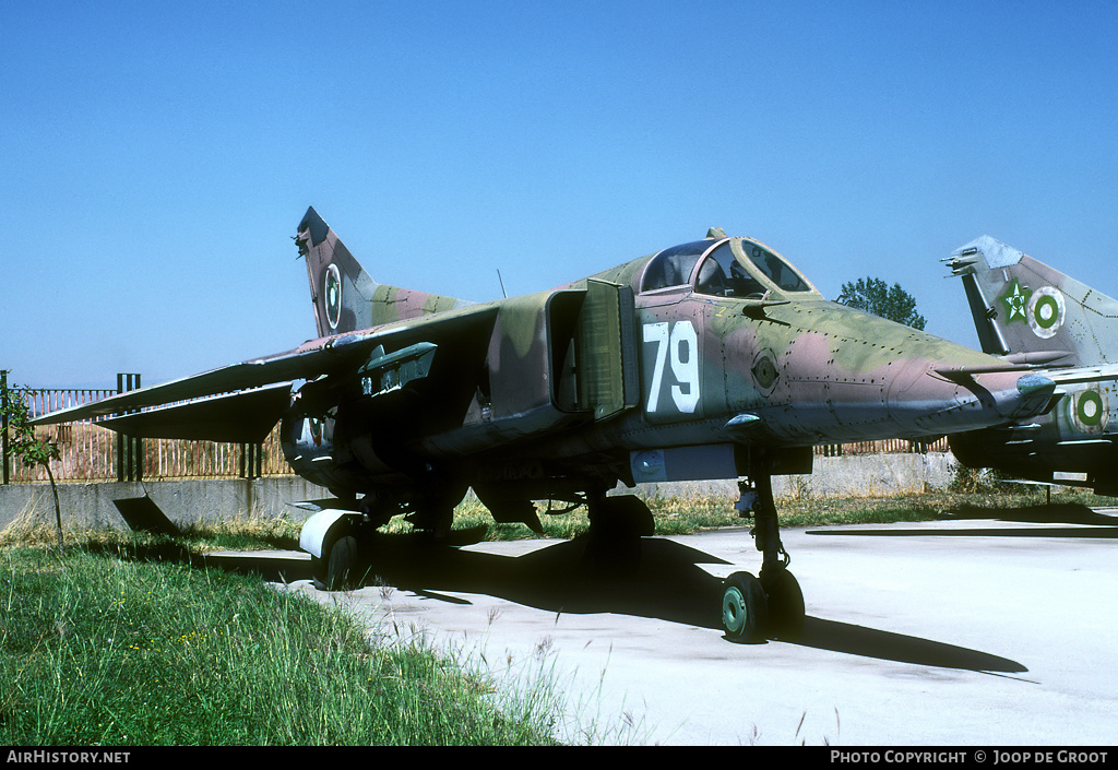 Aircraft Photo of 79 | Mikoyan-Gurevich MiG-23BN | Bulgaria - Air Force | AirHistory.net #58296