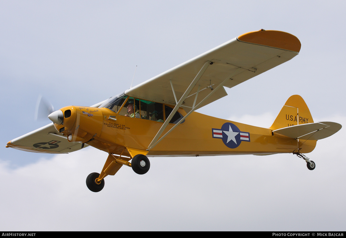 Aircraft Photo of G-BKVM / 115684 | Piper L-21A Super Cub | USA - Army | AirHistory.net #58300