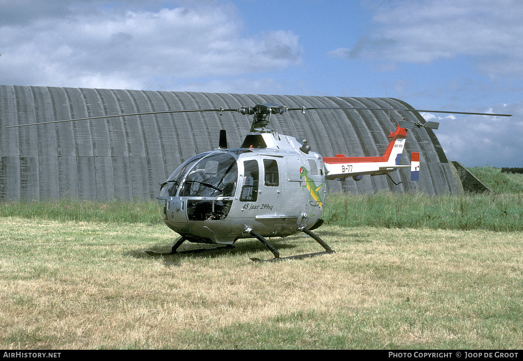 Aircraft Photo of B-77 | MBB BO-105CB-4 | Netherlands - Air Force | AirHistory.net #58321